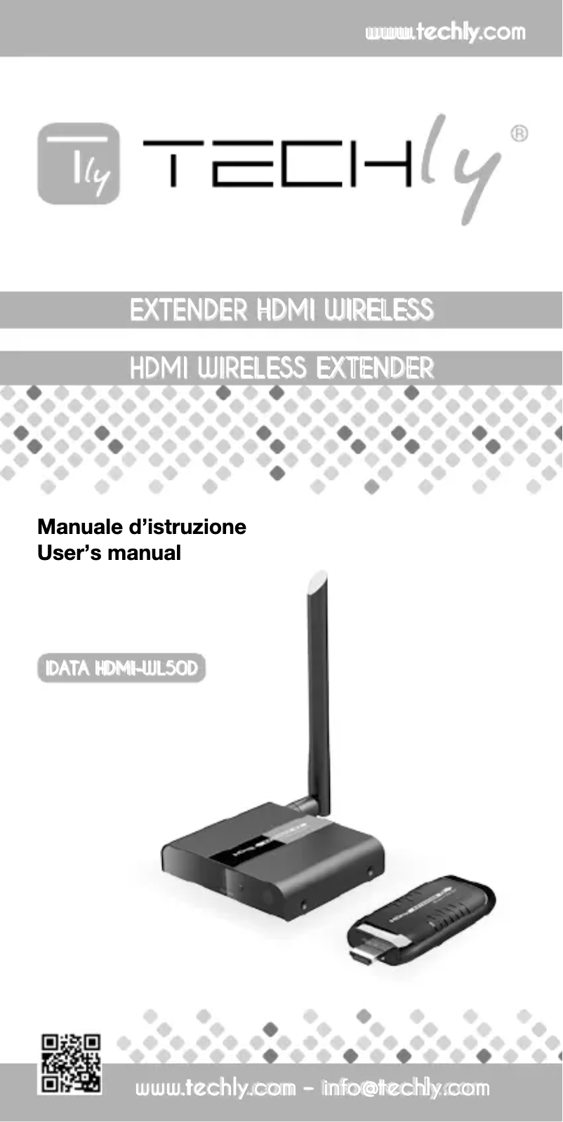 Page 1 de la notice Manuel utilisateur Techly IDATA HDMI-WL50D