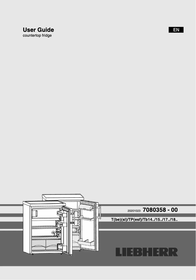 Page 1 de la notice Manuel utilisateur Liebherr T 1404-21