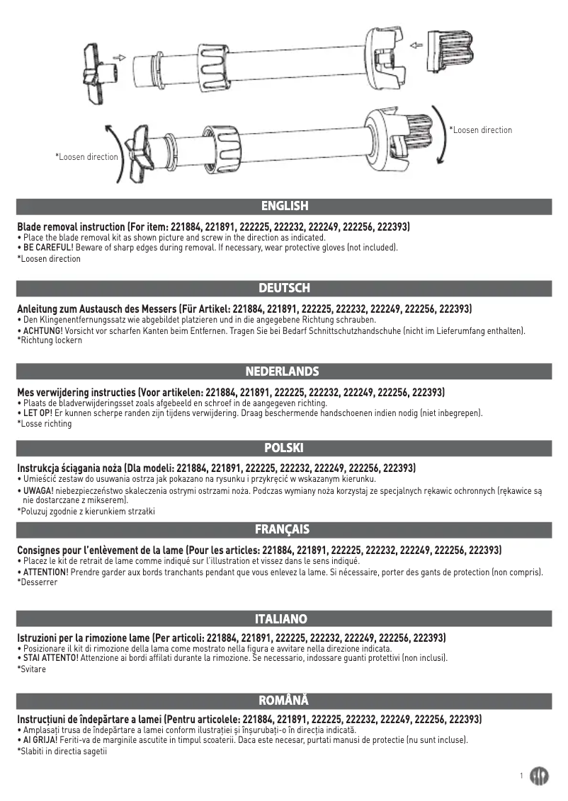 Página 1 del manual Manual de usuario Hendi 222232