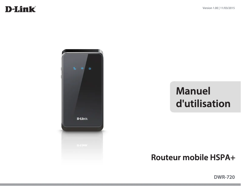 Página nº 1 - Manual de usuario D-Link DWR-720