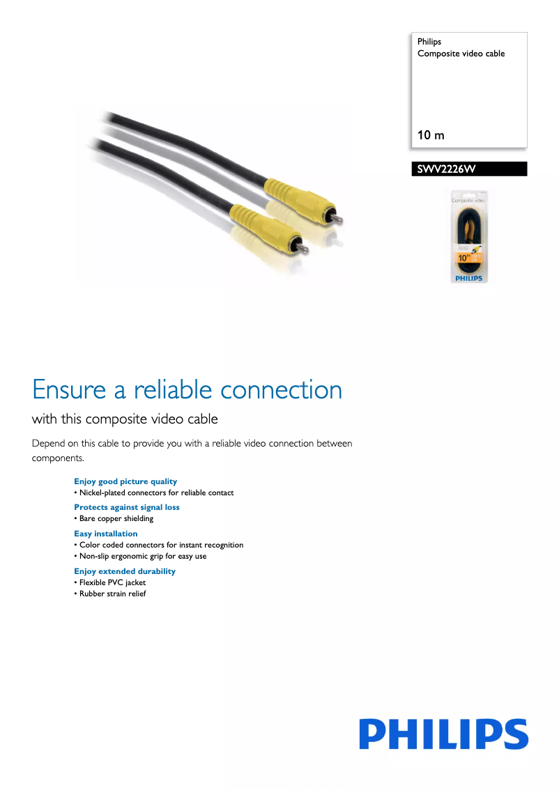 Page n°1 - Brochure Philips SWV2226W