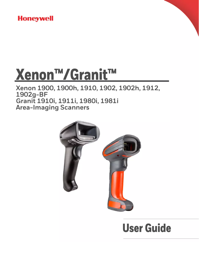 Page 1 de la notice Manuel utilisateur Honeywell Granit 1981i