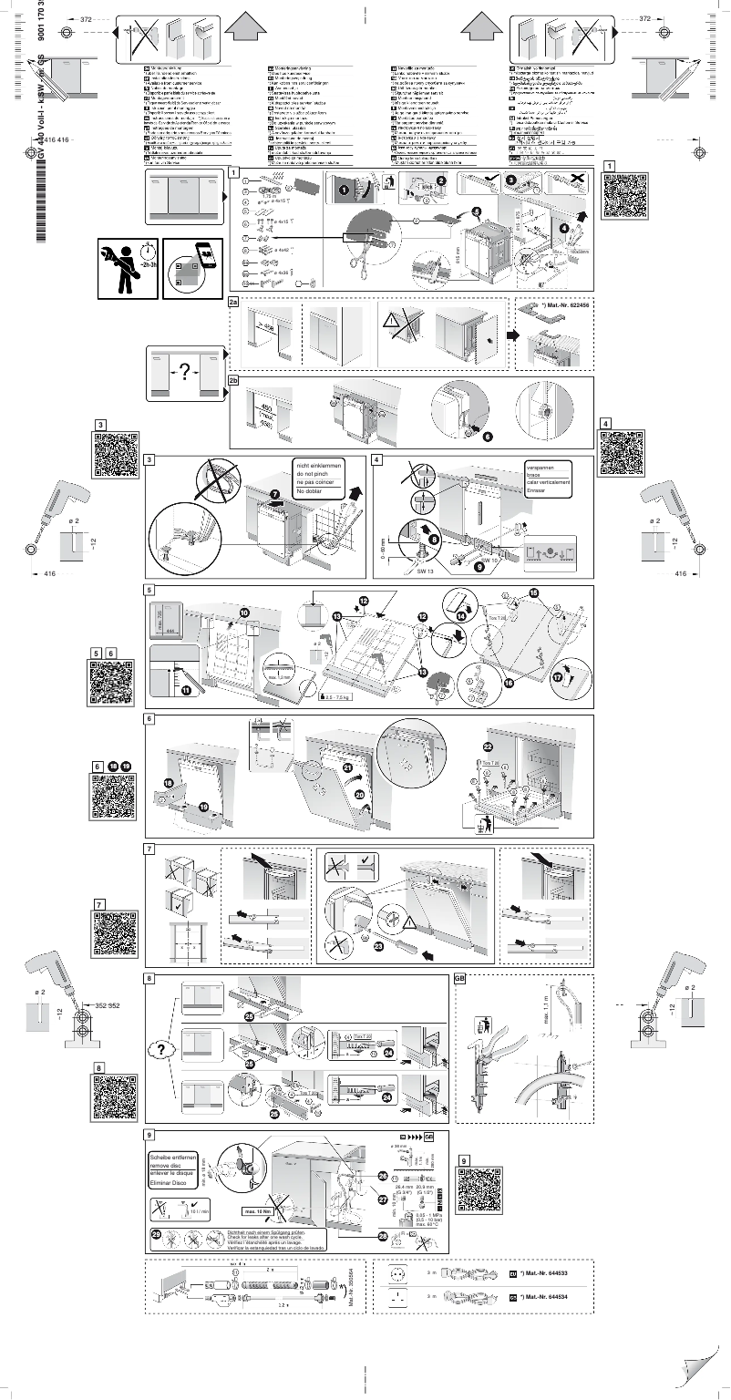 Page 1 of the manual Installation Guide Bosch SPV46IX00E