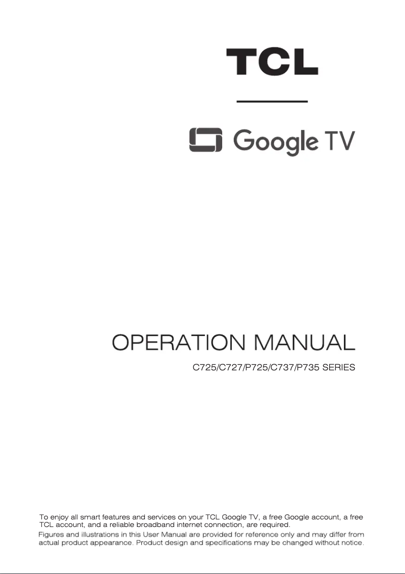 Página 1 del manual Manual de usuario TCL 65C745K