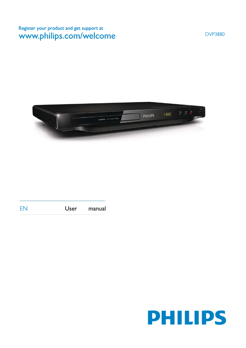 Image de la première page du manuel de l'appareil DVP2852