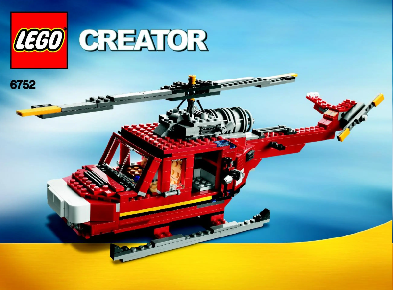 Page 1 de la notice Manuel utilisateur Lego Creator 6752