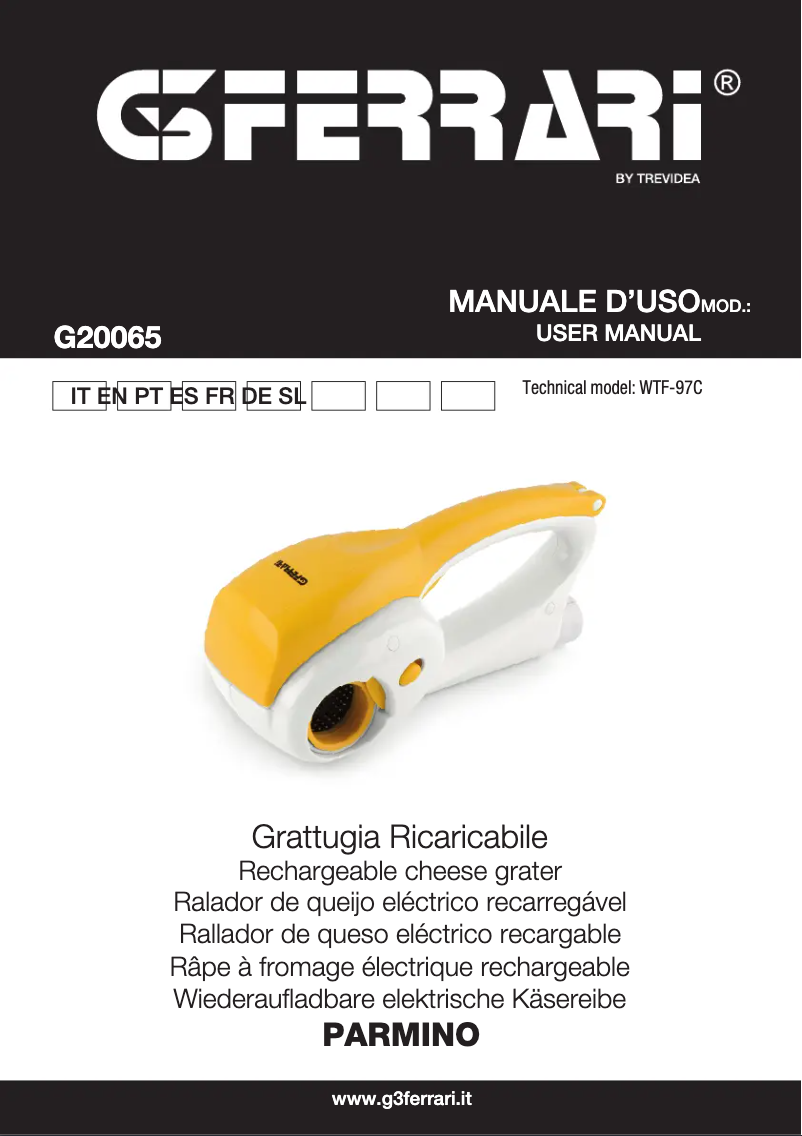 Page 1 de la notice Manuel utilisateur G3 Ferrari G20065