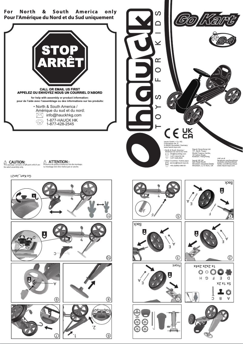 Page 1 de la notice Manuel utilisateur Hauck Turbo II