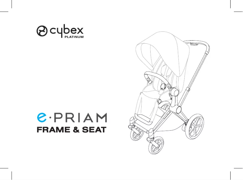Página 1 del manual Manual de usuario Cybex e-PRIAM