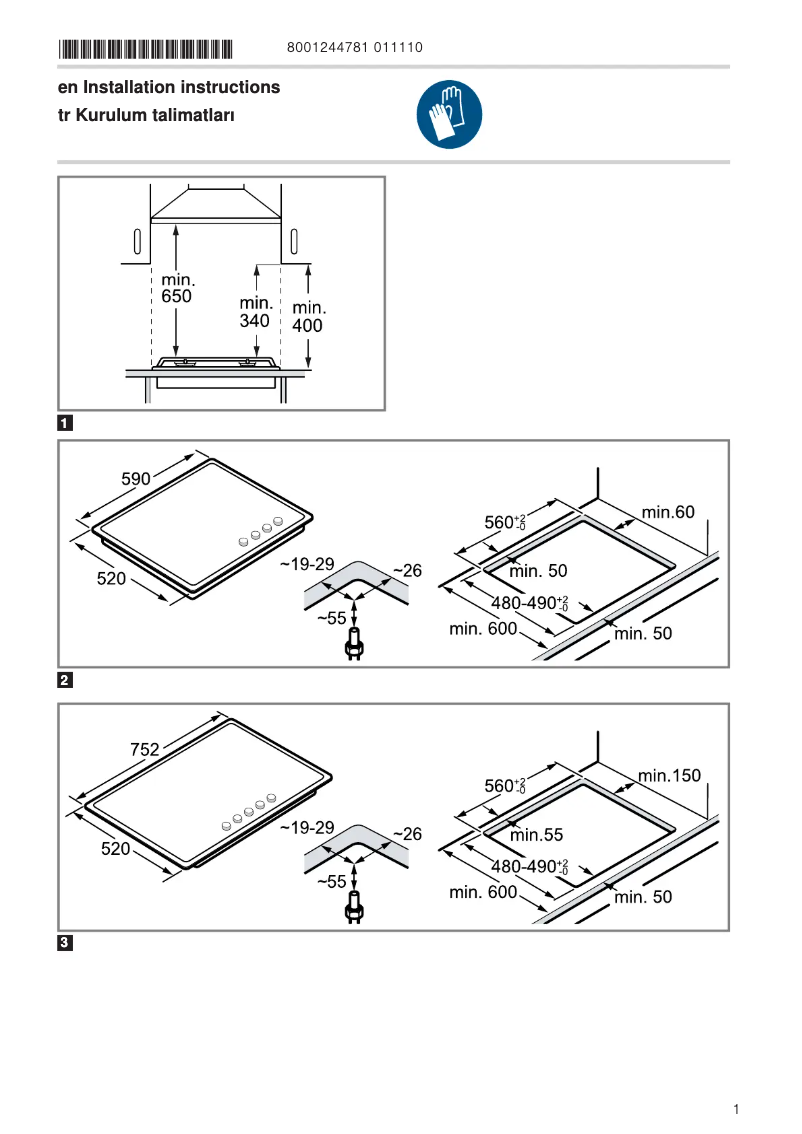 Page 1 de la notice Manuel utilisateur Siemens EN7B6QO12O