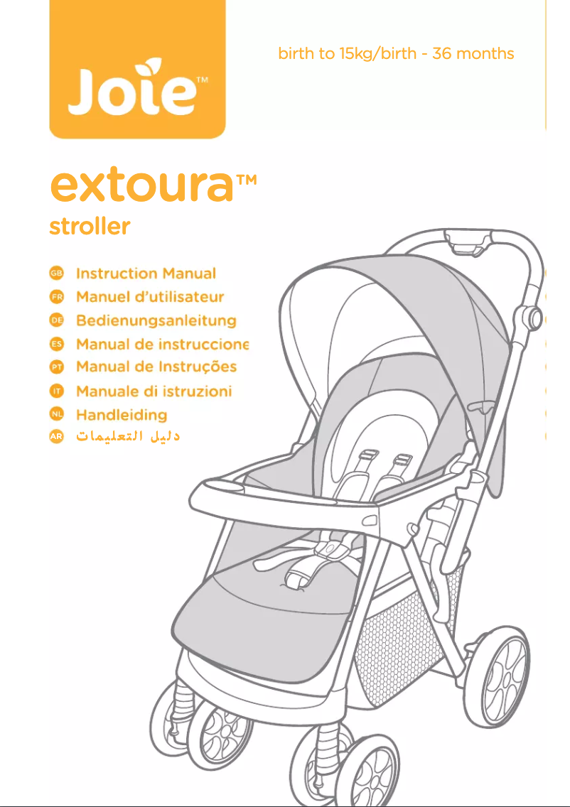 Página 1 del manual Manual de usuario Joie Extoura