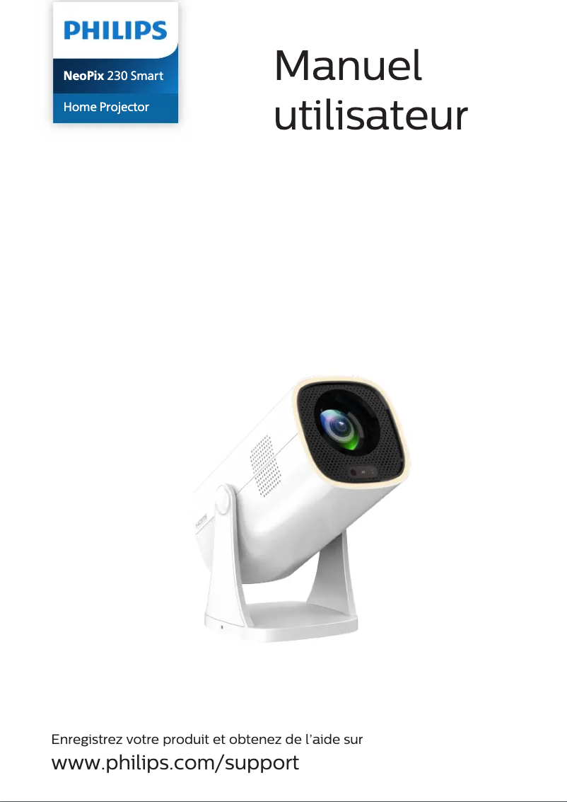 Page 1 de la notice Manuel utilisateur Philips NeoPix 230 Smart