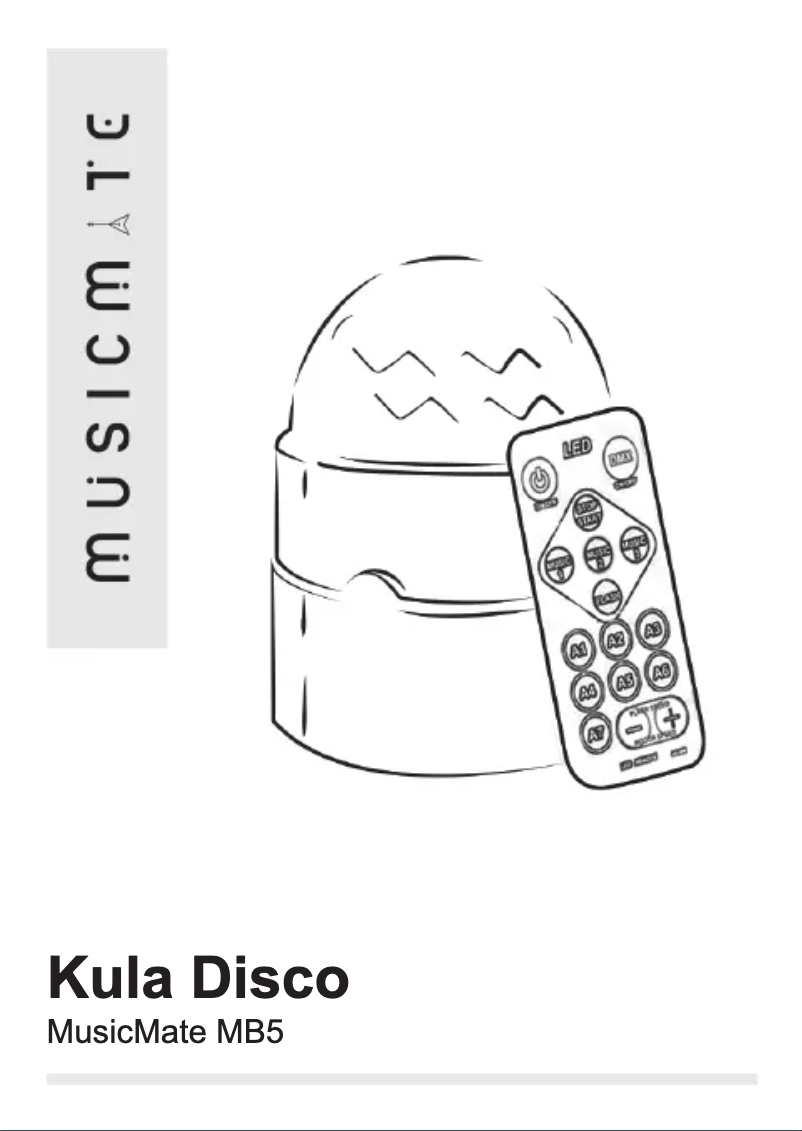 Page 1 of the manual User Manual Musicmate MB5