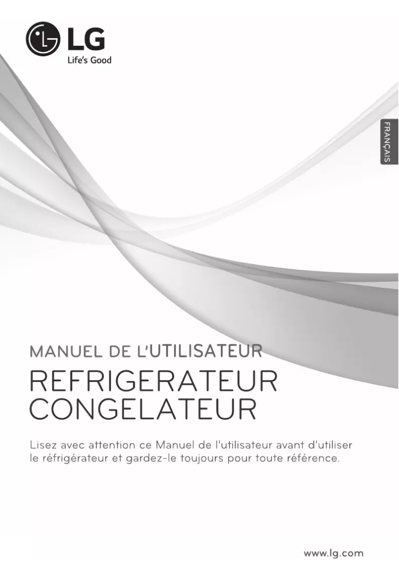 Page 1 de la notice Manuel utilisateur LG GC-B40BSLQV