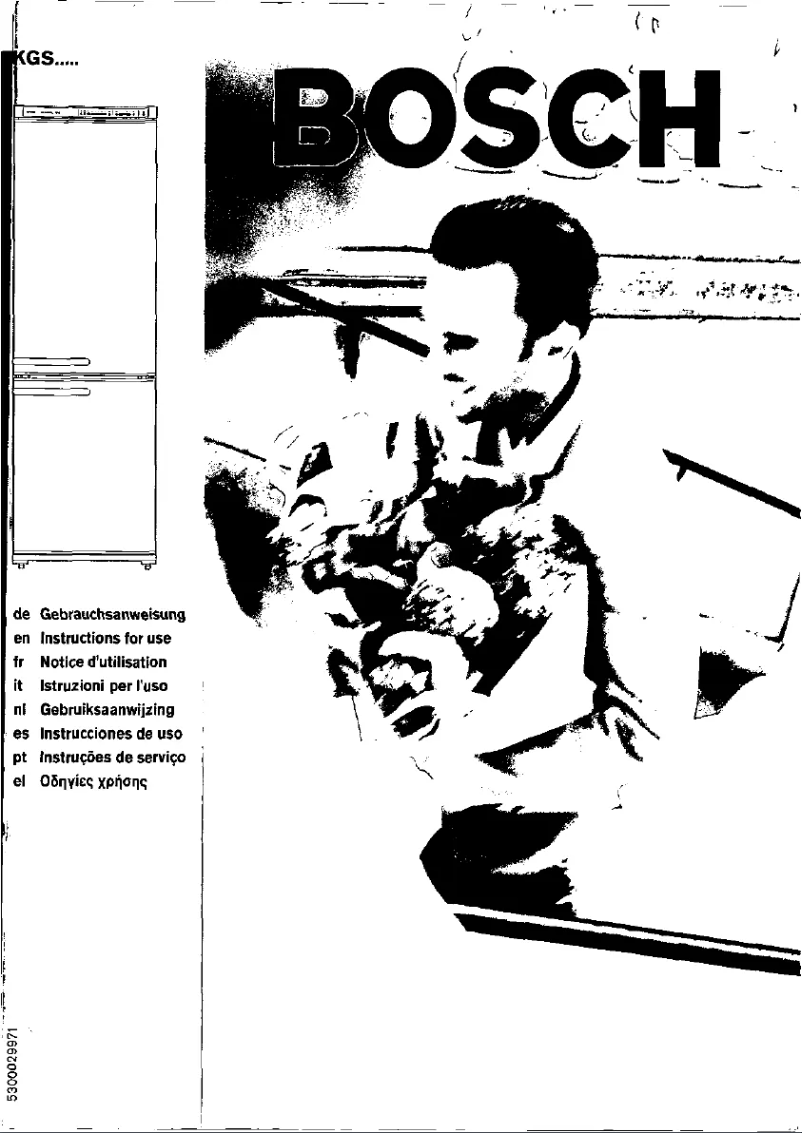 Page 1 of the manual User Manual Bosch KGS36X80