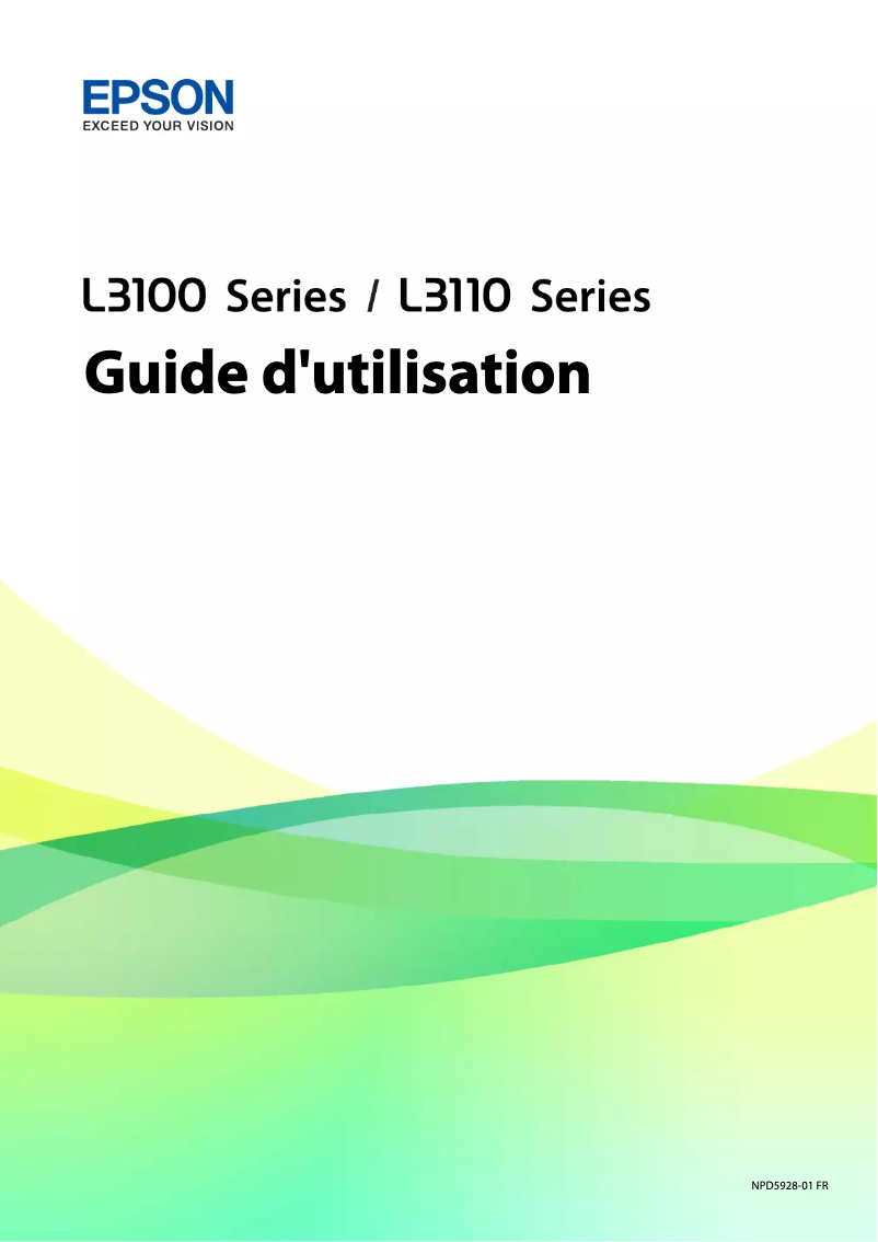 Página 1 del manual Manual de usuario Epson EcoTank L3110