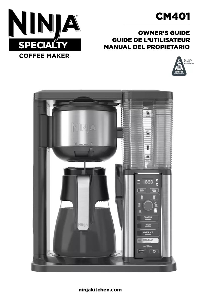 Page 1 de la notice Manuel utilisateur Ninja CM401