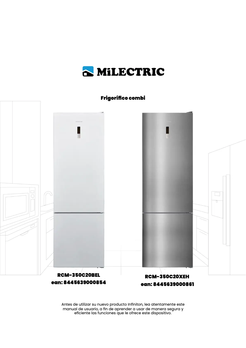 Página 1 del manual Manual de usuario Milectric RCM-350C20BEL