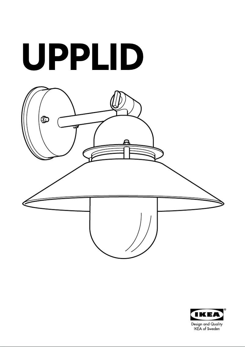 Page 1 de la notice Manuel utilisateur Ikea UPP