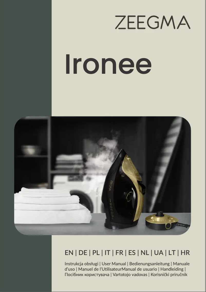 Página 1 del manual Manual de usuario Zeegma Ironee