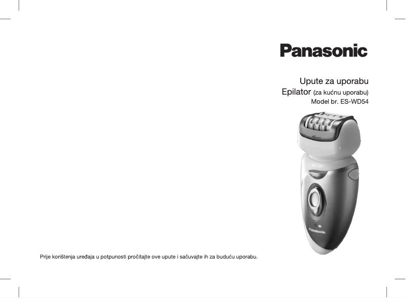 Página 1 del manual Manual de usuario Panasonic ES-WD54