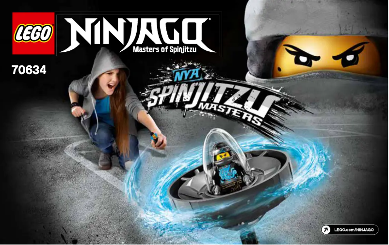 Page 1 de la notice Manuel utilisateur Lego Ninjago 70634
