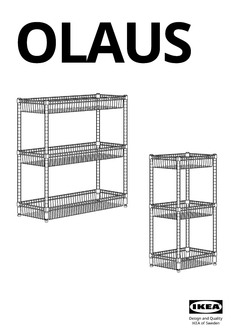Page 1 de la notice Manuel utilisateur Ikea OLAUS 304.894.14