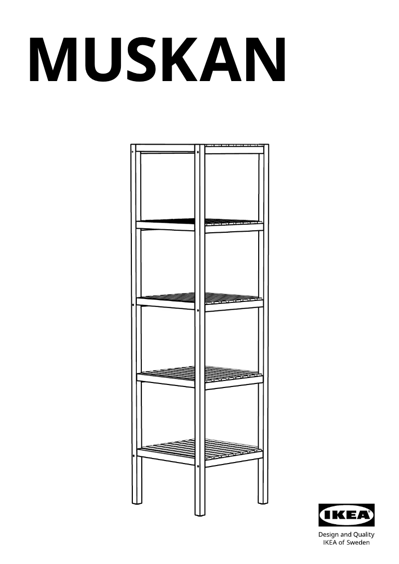 Image de la première page du manuel de l'appareil MUSKAN 305.624.66