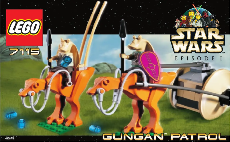 Page 1 de la notice Manuel utilisateur Lego Gungan (TM) Patrol