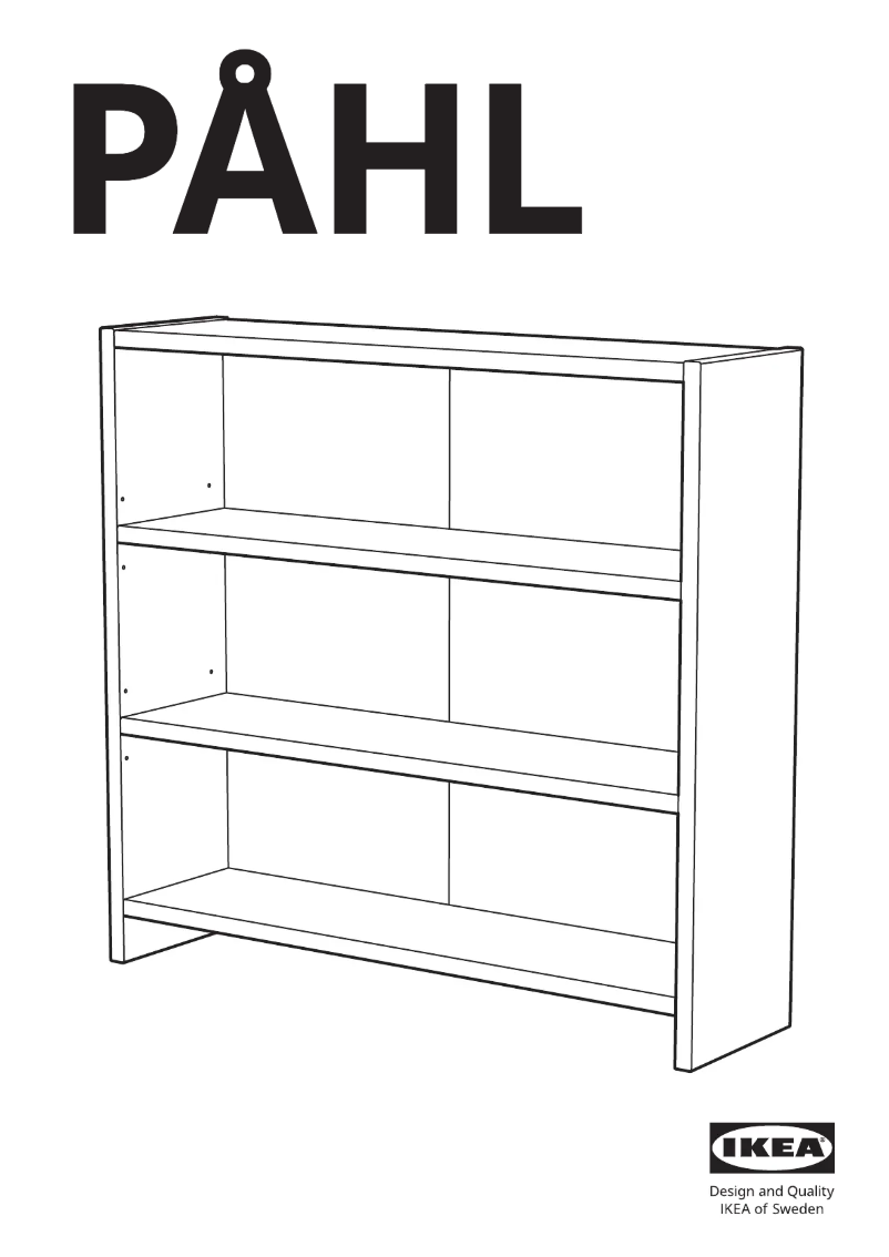 Page 1 de la notice Manuel utilisateur Ikea PÅHL 605.439.33
