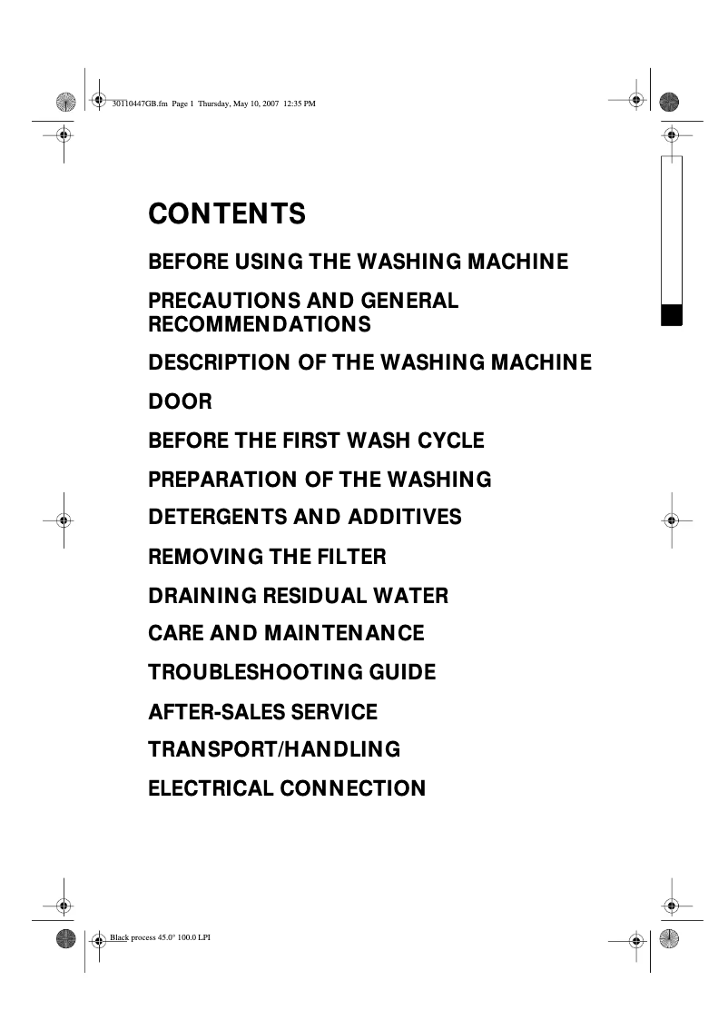 Página 1 del manual Manual de usuario Whirlpool AWO/D 5526
