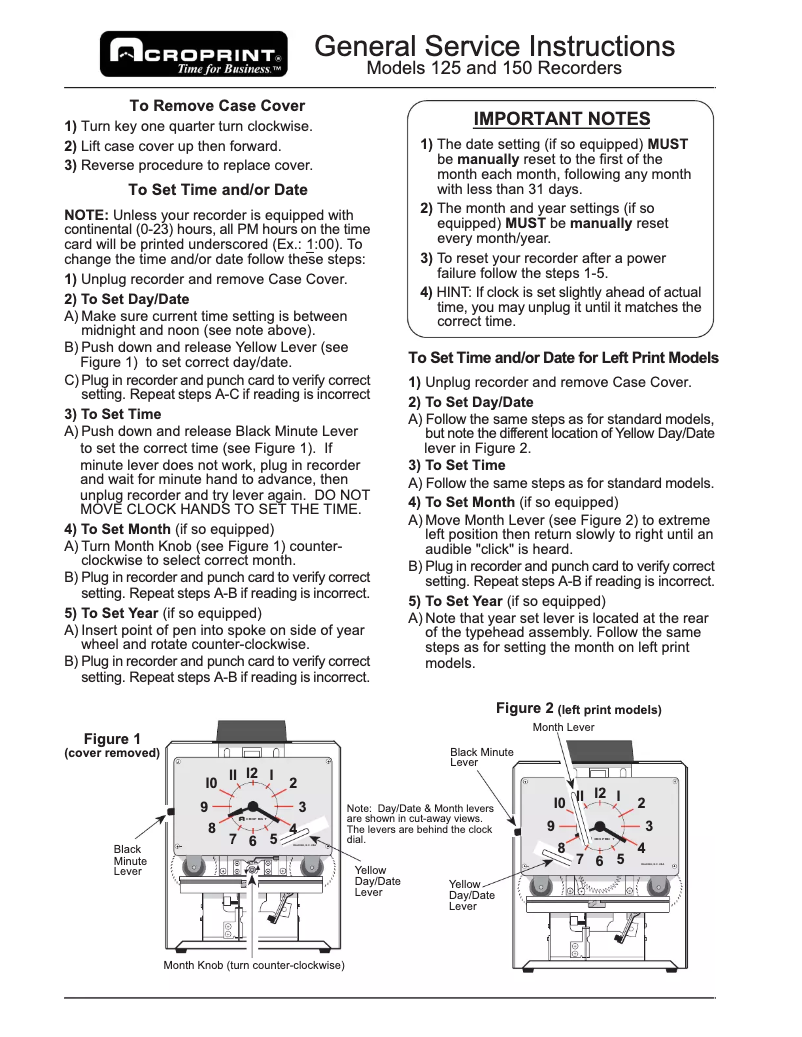 Página 1 del manual Manual de usuario Acroprint 150AR3