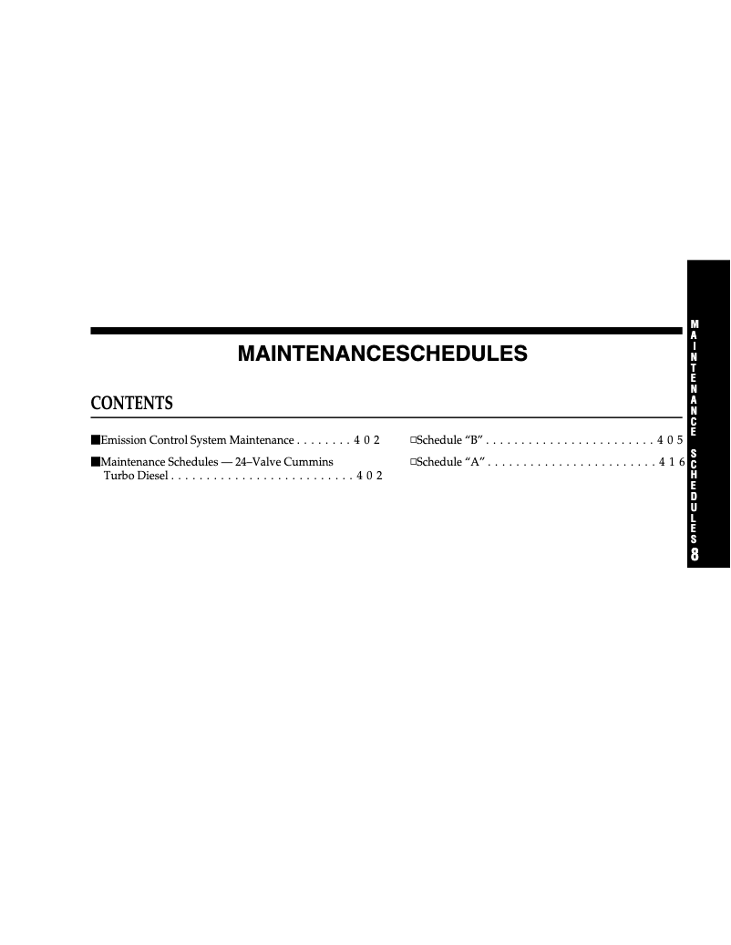 Page 1 de la notice Manuel d'utilisation et d'entretien Dodge Ram 2500 (2005)