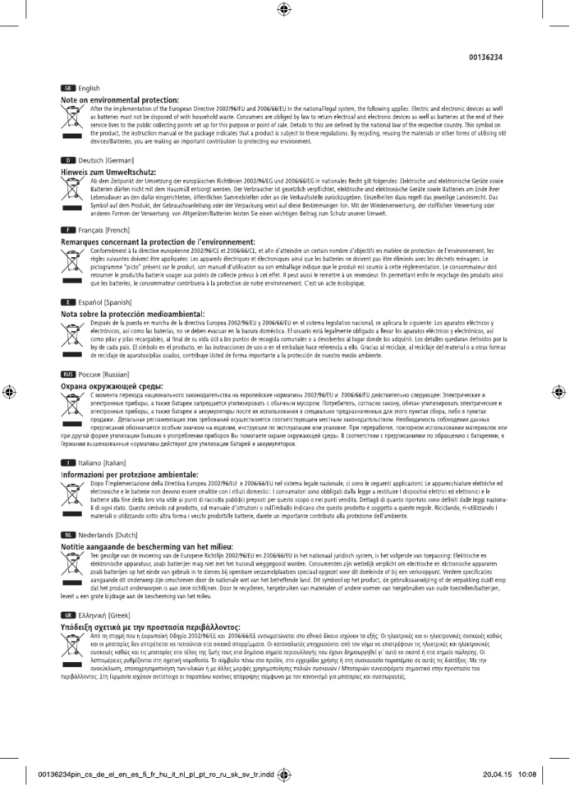 Page 1 de la notice Manuel utilisateur Hama Basic FL-92