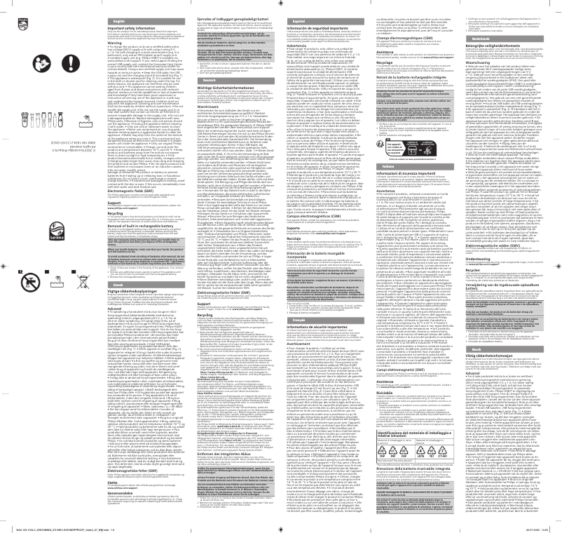 Página 1 del manual Manual de usuario Philips X5012