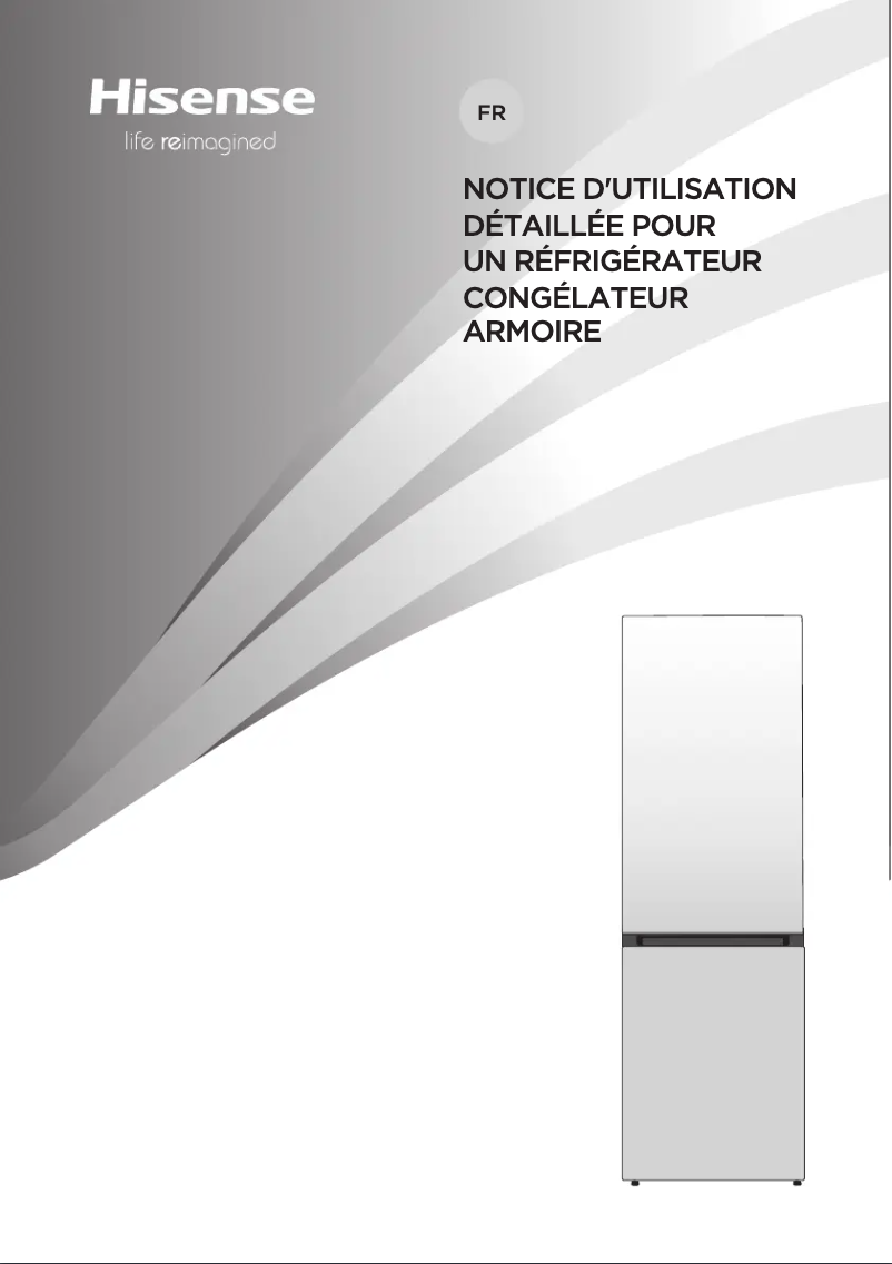 Page 1 de la notice Manuel utilisateur Hisense RB454D4ABF