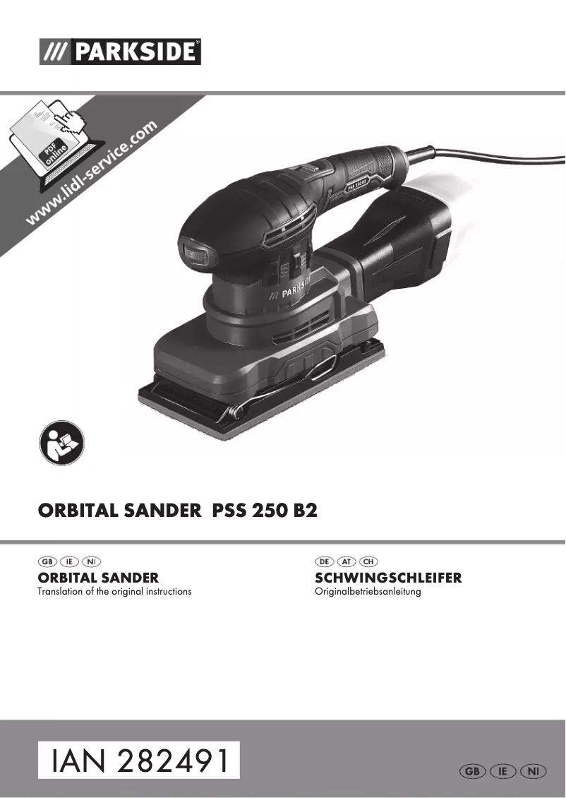 Page 1 of the manual User Manual Parkside PEXS 270 B2