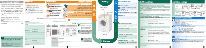 Page 1 de la notice Manuel utilisateur Bosch WAE 24463