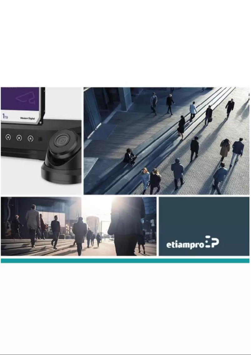 Página 1 del manual Información de garantía EtiamPro EDS201B