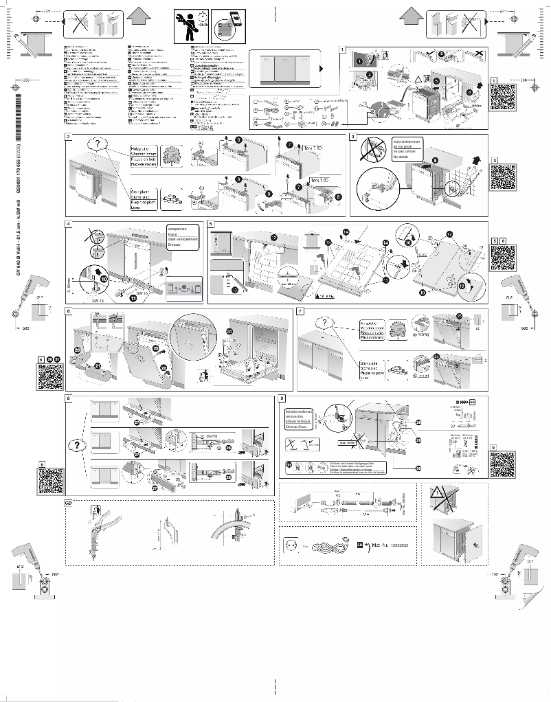Page 1 de la notice Manuel utilisateur Bosch SMV4HVX40E