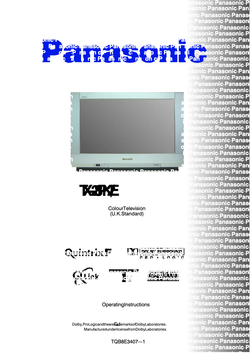 Page 1 de la notice Manuel utilisateur Panasonic TX-28PK2E