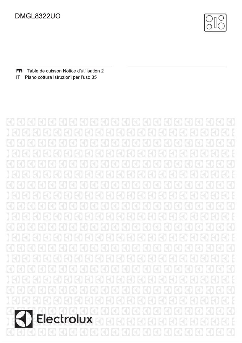 Page 1 de la notice Manuel utilisateur Electrolux KCD83443CK