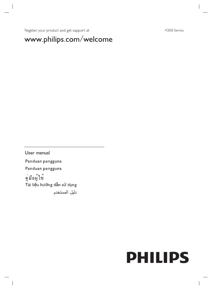 Página 1 del manual Manual de instrucciones Philips 4300 series 43PFA4350S