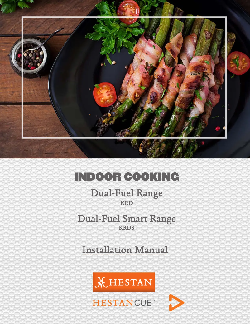Page 1 de la notice Guide d'installation Hestan KRD364GD-NG