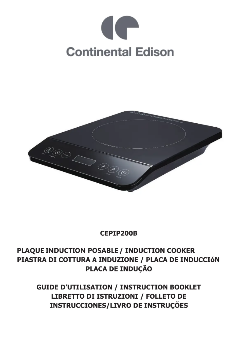 Page 1 de la notice Manuel utilisateur Continental Edison CEPIP200B
