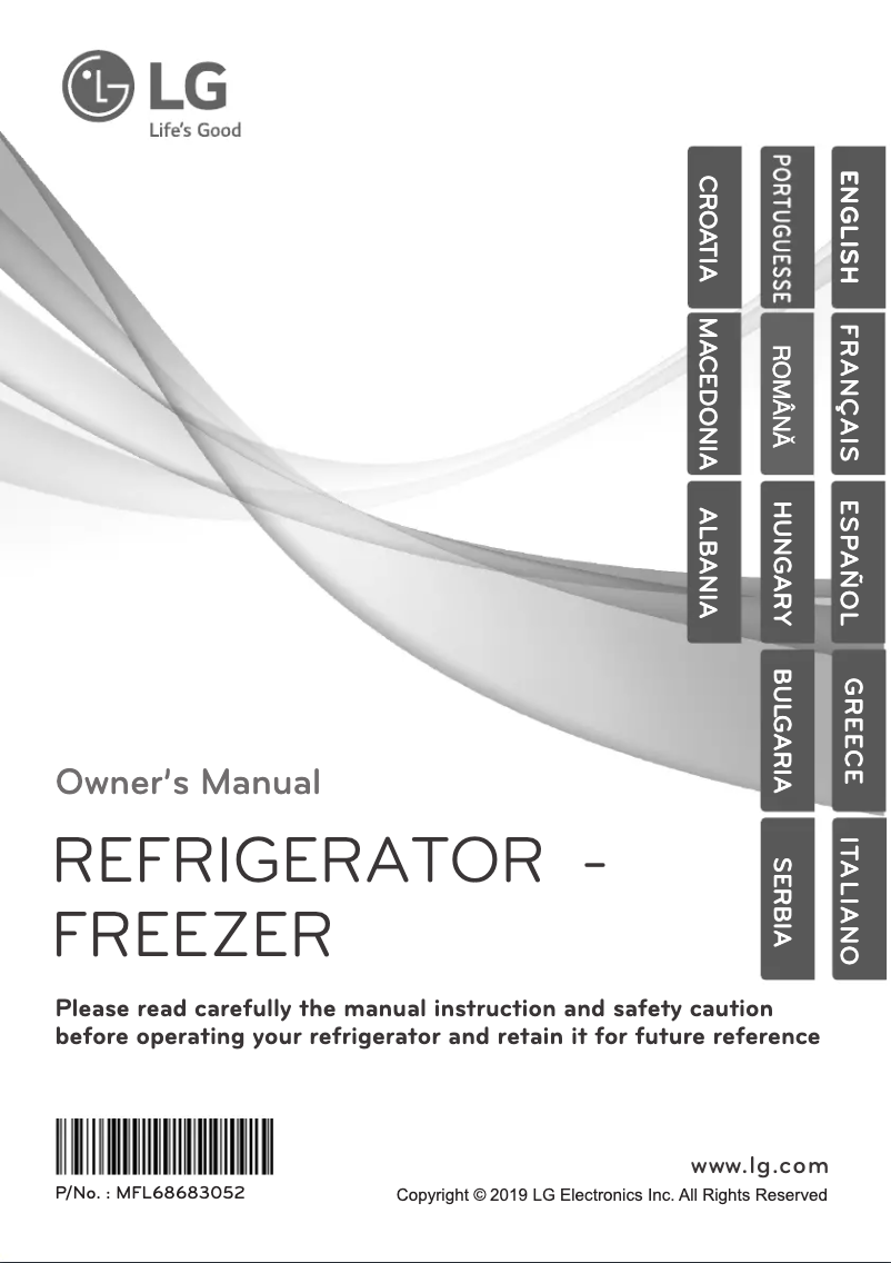 Page 1 de la notice Manuel utilisateur LG GT5521WH