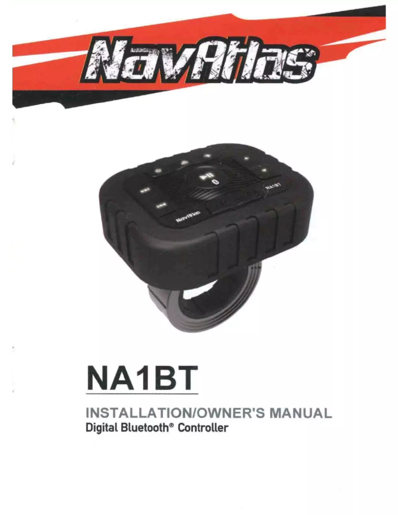 Page 1 of the manual User Manual NavAtlas NA1BT