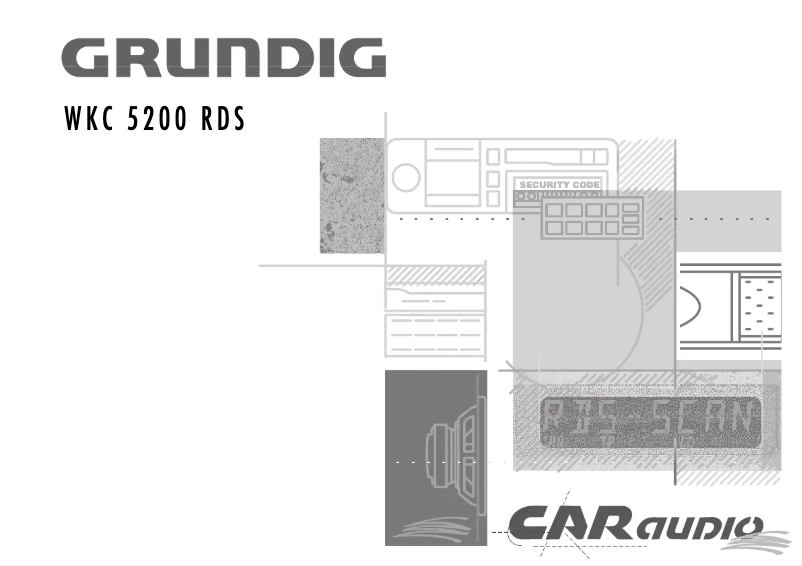 Página 1 del manual Manual de usuario Grundig WKC 5200 RDS