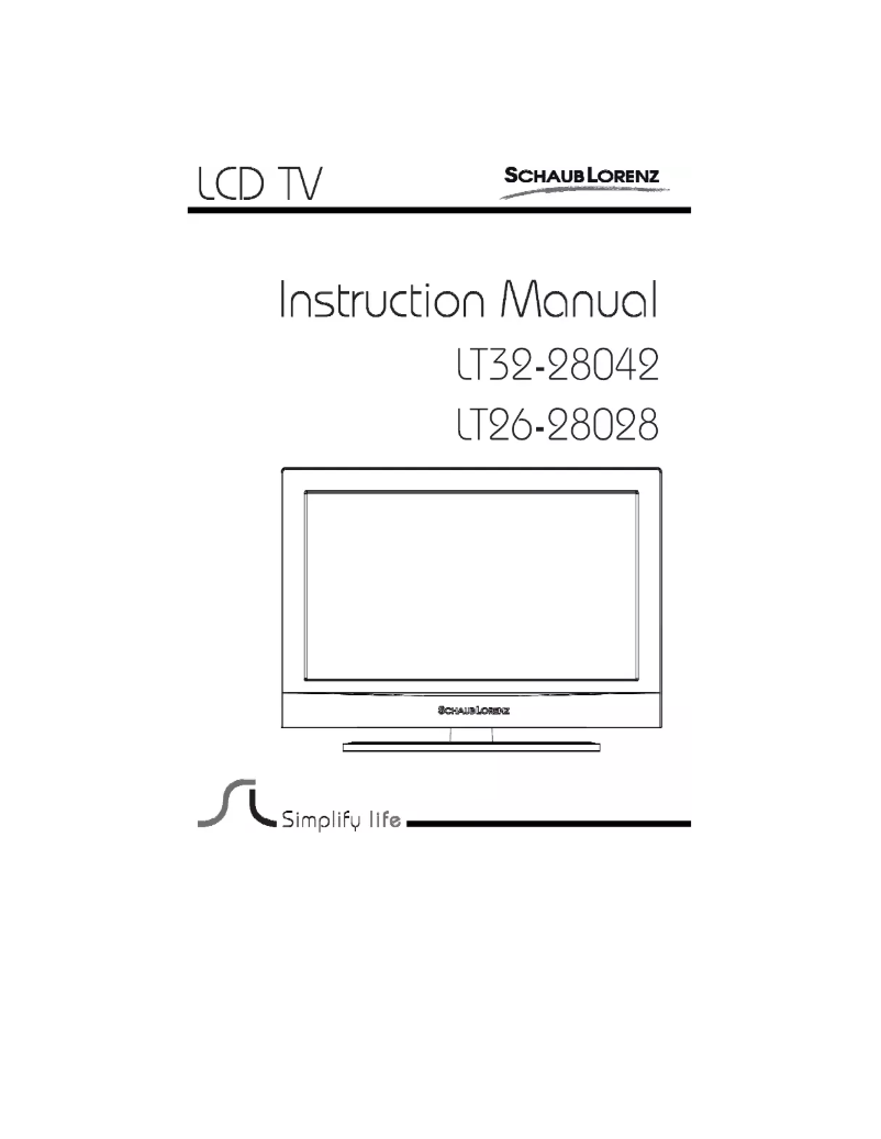 Page 1 de la notice Manuel utilisateur Schaub Lorenz LT32-28042