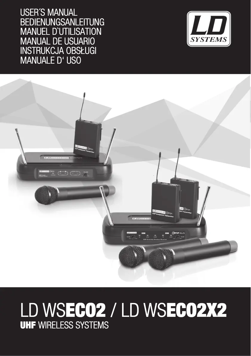 Page 1 de la notice Manuel utilisateur LD Systems ECO 2X2 BPH 2